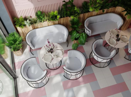 Керамогранит SG924900N Гармония розовый 30*30*8 (16шт/1,44м2), м2