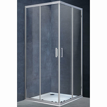 Душевой уголок Rapid VSS-3R80_90CL, (800-900)x(800-900), хром, стекло прозрачное