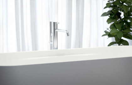 TITAN-SQUARE-170-70-57 Ванна из литьевого мрамора Цвет Белый  TITAN-SQUARE-170-70-57 Ванна из литьевого мрамора Цвет Белый