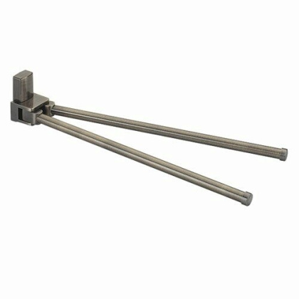 Держатель полотенец Exter двойной, 43,6х7,2х4,8 см, цвет бронза, K-5231