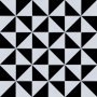 Керамическая мозаика Triangolo Chess Matt, Geometry