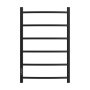 Полотенцесушитель электрический Point Афина PN04758B П6 500x800 диммер слева, черный Полотенцесушитель электрический Point Афина PN04758B П6 500x800 диммер слева, черный