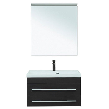 Мебель для ванной Aquanet Верона 75 New черный матовый