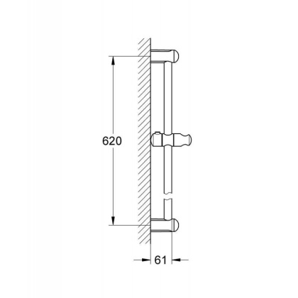 Душевая штанга Grohe Tempesta New 27523000 хром Душевая штанга Grohe Tempesta New 27523000 хром