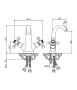 Смеситель д/раковины GIRONA, арт.01100GR Смеситель д/раковины GIRONA, арт.01100GR