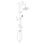 Душевой гарнитур с верхней лейкой, KDC02 Душевой гарнитур с верхней лейкой, KDC02
