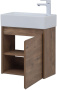 Тумба под раковину Aquanet Nova Lite 50 дуб рустикальный (1 дверца) Тумба под раковину Aquanet Nova Lite 50 дуб рустикальный (1 дверца)