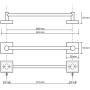 Полотенцедержатель 655мм