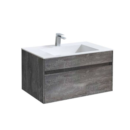 База под раковину Chiara 800 подвесная, 1 выкатной ящик soft-close, G.Stone