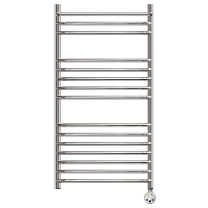 Полотенцесушитель электрический Point Альфа PN05150SPE П14 500x1000 с полкой левый/правый, хром Полотенцесушитель электрический Point Альфа PN05150SPE П14 500x1000 с полкой левый/правый, хром