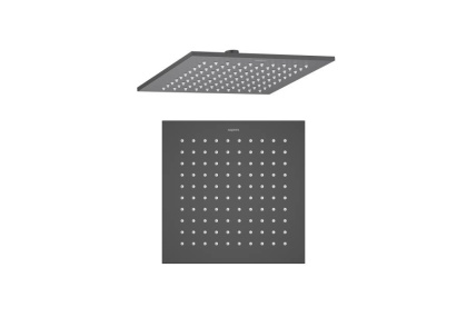 Квадратный верхний душ  250*250*7 мм AQUATEK, матовый черный AQ2076MB 