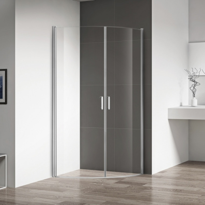 Душевой уголок RGW Leipzig LE-54 90x90 профиль Хром стекло прозрачное Душевой уголок RGW Leipzig LE-54 90x90 профиль Хром стекло прозрачное