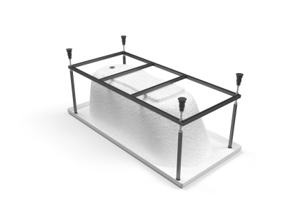 Ванна акриловая прямоугольная Cersanit NIKE 150x70, ультра белый