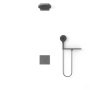 Душевой комплект VSFW-4I211RGM встраиваемый, двухрежимный, вороненая сталь