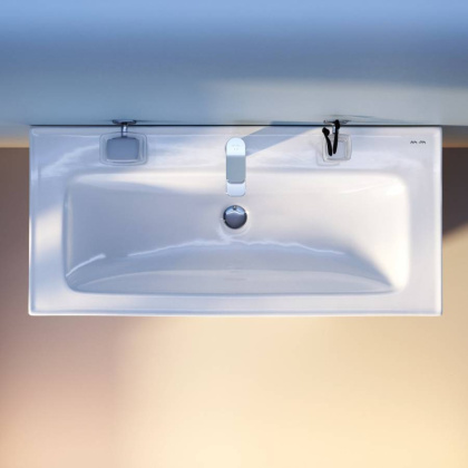 M85AWCC1002WG64 X-Joy, Раковина мебельная, керамическая, 100 см, встроенная, цвет: Белый, глянец M85AWCC1002WG64 X-Joy, Раковина мебельная, керамическая, 100 см, встроенная, цвет: Белый, глянец