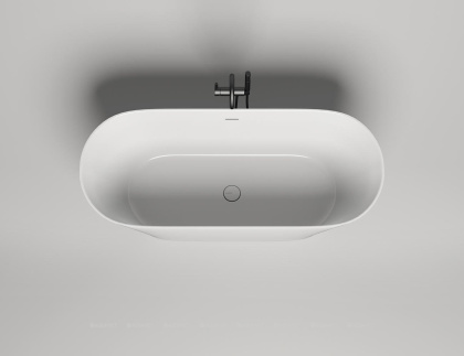 Ванна из литьевого мрамора Salini Mona 170х72 102922M матовая Ванна из литьевого мрамора Salini Mona 170х72 102922M матовая