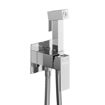 SLIDER-DIF-01 Гигиенический душ со смесителем, хром