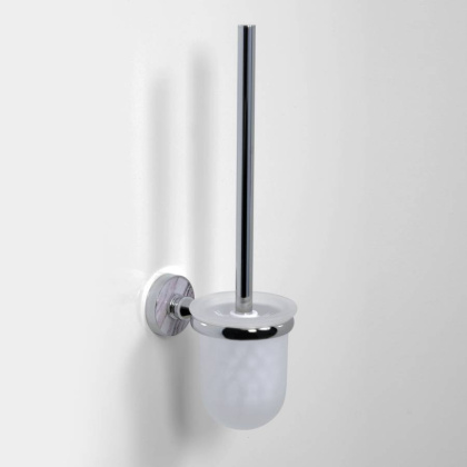 Щетка для унитаза Aland подвесная, 9,8х37,8х14 см, хром, K-8527