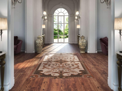 Керамогранит DD570800R Гранд Вуд декорированный правый обрезной 80*160*11(2шт/2,56м2), м2