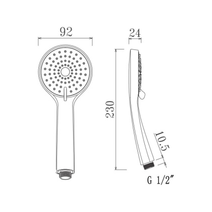 Лейка для душа  D013 Лейка для душа  D013