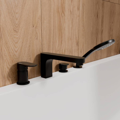 Elbe 7455 Смеситель на борт ванны, 4 отверстия Wasserkraft