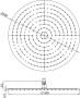 Верхний душ 3D круглый RGW SP-81B, RGW 21148150-04