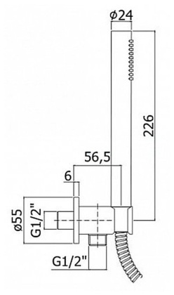 Душевой гарнитур Paffoni Master ZDUP094NO Душевой гарнитур Paffoni Master ZDUP094NO