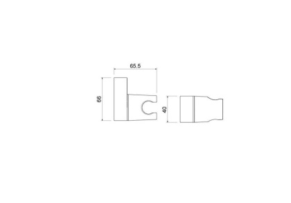 Держатель ручного душа AQUATEK AQ2406CR Держатель ручного душа AQUATEK AQ2406CR
