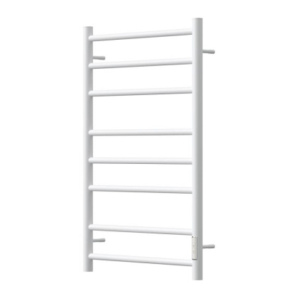 Полотенцесушитель электрический Point Аврора PN10848W П8 400x800 диммер справа, белый Полотенцесушитель электрический Point Аврора PN10848W П8 400x800 диммер справа, белый