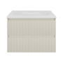 База под раковину Welle 600 подвесная, 2 выкатных ящика soft-close, M.Beige