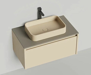 Подвесная тумба Domino 800, эмаль, гладкий фасад