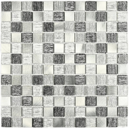 Мозаика стеклянная Trend Silver (чип 4*23*23) 300*300, м2 Мозаика стеклянная Trend Silver (чип 4*23*23) 300*300, м2