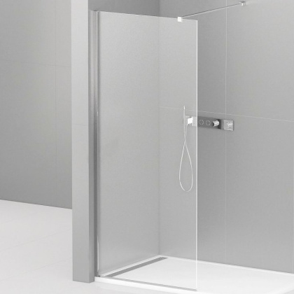LIBERTA-L-1-85-120-C-Cr Душевая перегородка с односторонним входом 850x1200x1950 мм