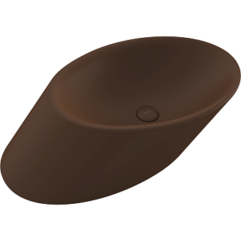 Раковина накладная Milano (Vessel) цвет матовый коричневый, 1013-025-0125, шт