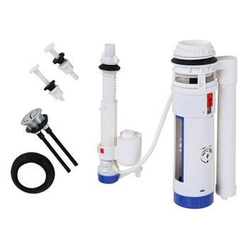 Арматура смывная Orange C01-004cr для унитаза, 2 режима