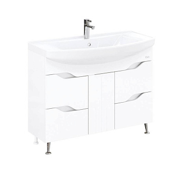 Тумба Onika Веронэлла 105 напольная, белая (ум. Стиль 105)