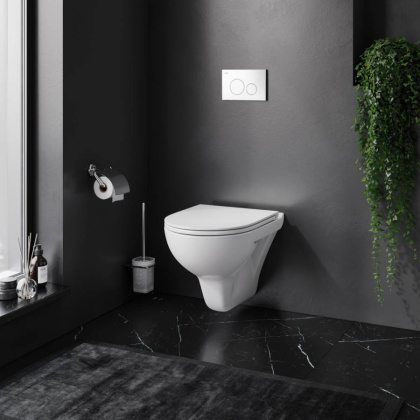 IS49001.901700 Инсталляция с клав Pro L белый с подвесным унитазом Gem FlashClean с сид м/лифт IS49001.901700 Инсталляция с клав Pro L белый с подвесным унитазом Gem FlashClean с сид м/лифт