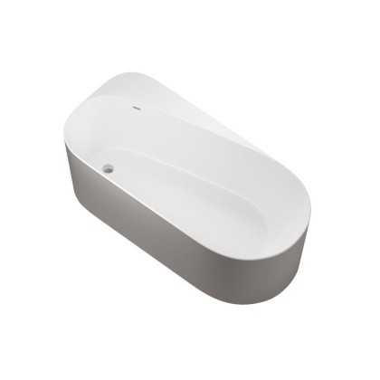 Акриловая ванна Allen Brau Priority 170x80 2.31001.21/PGM белый матовый/платиново-серый, шт