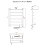 Полотенцесушитель Браво эл ТЭН 1 П 80*60 (ЛЦ4) Полотенцесушитель Браво эл ТЭН 1 П 80*60 (ЛЦ4)