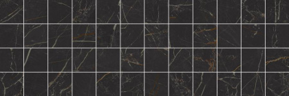 Декор MM60074 Royal мозаичный чёрный 20х60, шт
