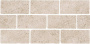 Бордюр Роверелла бежевый мозаичный 34,5x14,7x0,9