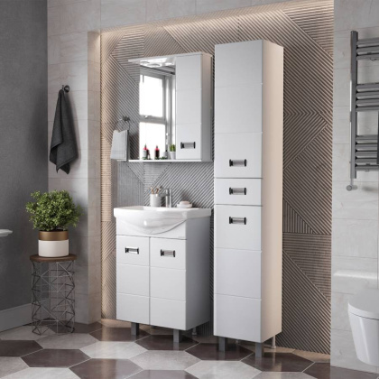 Тумба Onika Балтика 65 напольная, белая (ум. Балтика 65/ум. Элеганс 65)