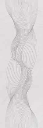 Декор Веро серый светлый глянцевый обрезной 40x120x1