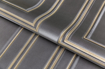 Обои виниловые Буазери мотив, чёрный