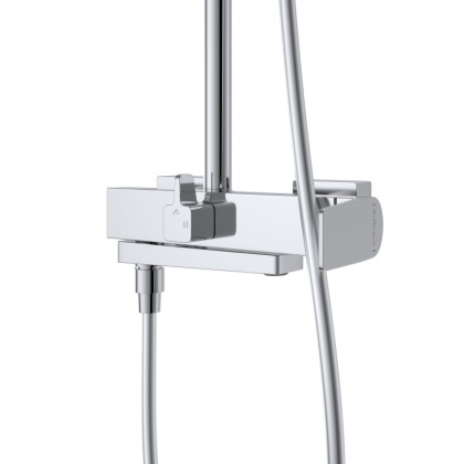 ARDENTE Душевая стойка со смесителем и изливом, хром ARDENTE-VSCM-CRM ARDENTE Душевая стойка со смесителем и изливом, хром ARDENTE-VSCM-CRM