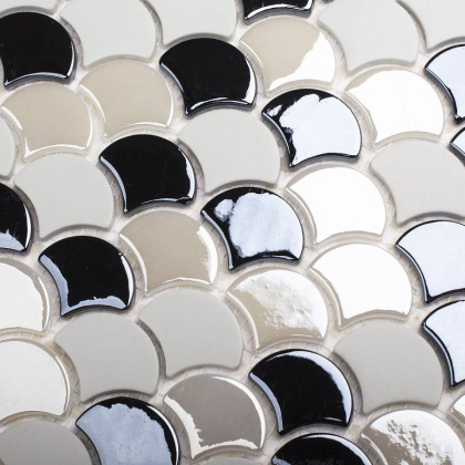 Стеклянная мозаика, BLACK MIX, Soul