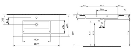 Раковина Bocchi Milano 1105-001-0126 белая Раковина Bocchi Milano 1105-001-0126 белая