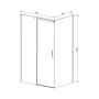Душевой уголок Dice VSR-4D9013CL, 1300*900, хром, стекло прозрачное Душевой уголок Dice VSR-4D9013CL, 1300*900, хром, стекло прозрачное
