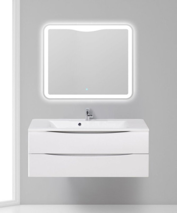 Тумба с раковиной подвесная BelBagno MARINO 120 Bianco Lucido, раковина белая Тумба с раковиной подвесная BelBagno MARINO 120 Bianco Lucido, раковина белая