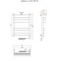 Полотенцесушитель Дебют эл ТЭН 2 80*40 (ЛЦ23) Полотенцесушитель Дебют эл ТЭН 2 80*40 (ЛЦ23)